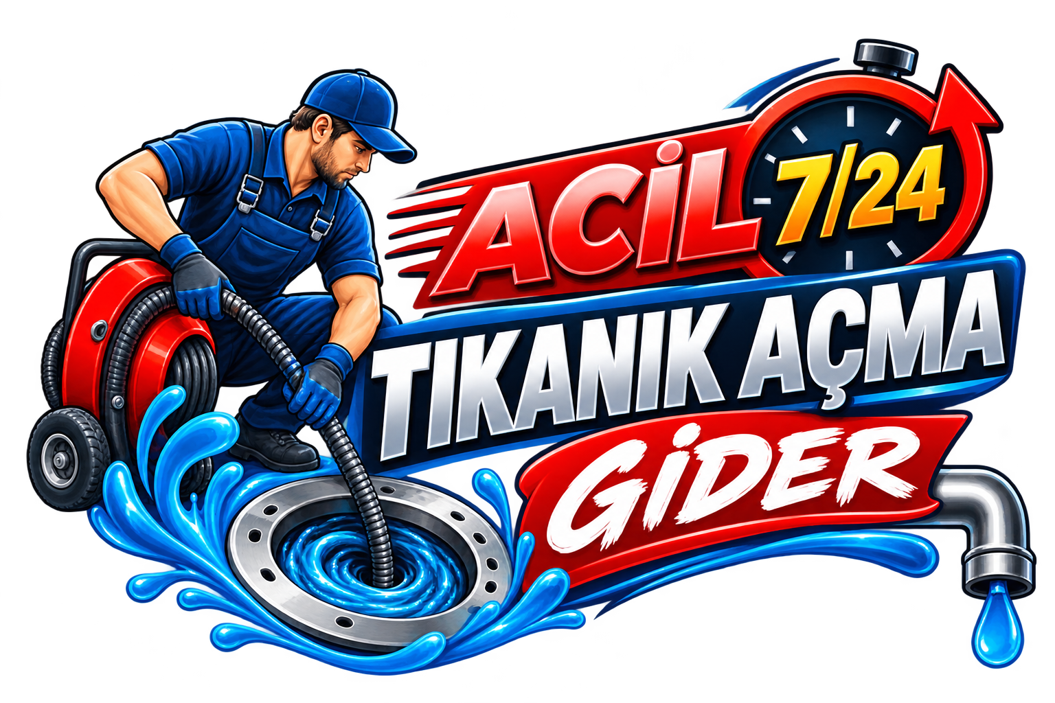 Acil Tıkanık Açma Gider 